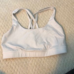 Lululemon Size 8 (no tag) sports bra. White!